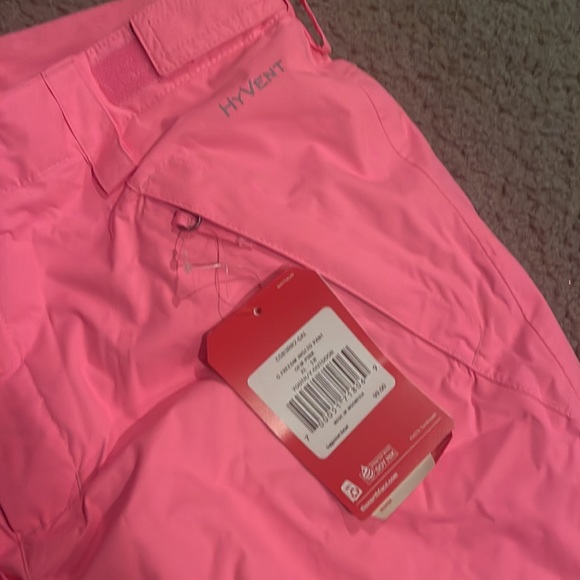 Neon Pink Girls XL (18) North Face Freedom Snow Pants - Picture 4 of 6